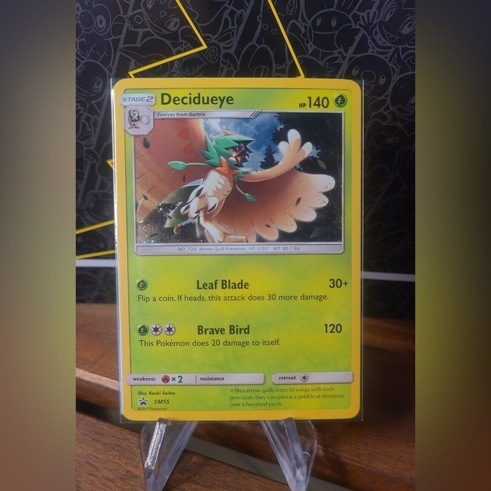 Decidueye SM55 Pokemon TCG SM Black Star Promo Promo Mirror Holo